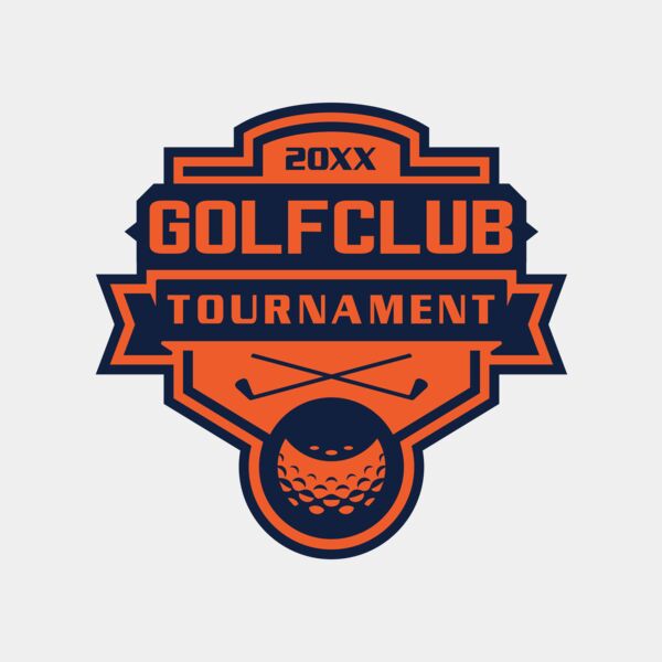 Golf club Tournament logo template 02 Thumbnail