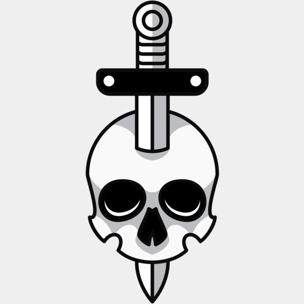 Elements Skull logo template 07 Thumbnail